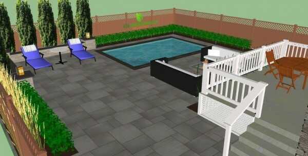 Another Toronto 3D Landscape Design.