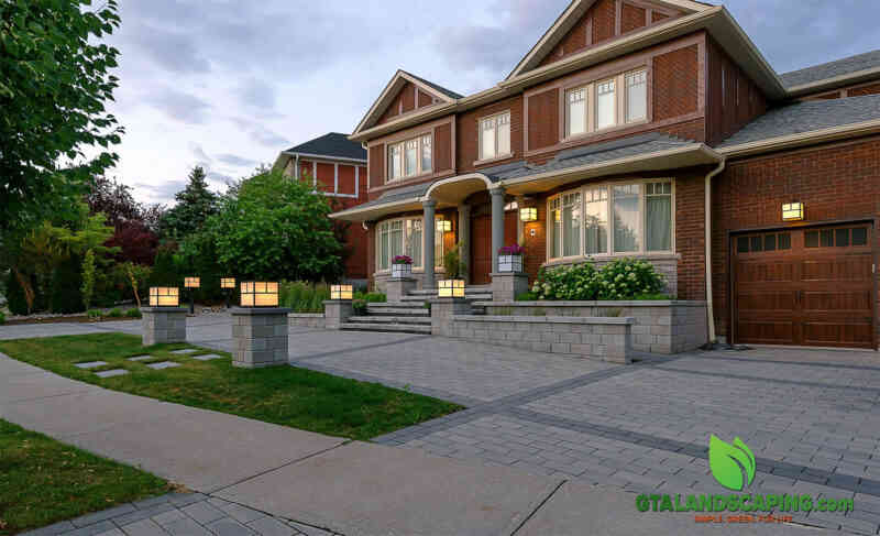 Driveway interlocking in GTA.