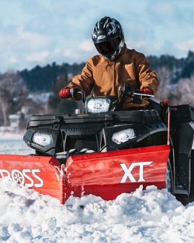 Portable snow plow services.
