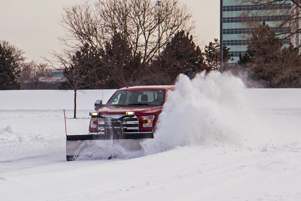 Another snow removal car.