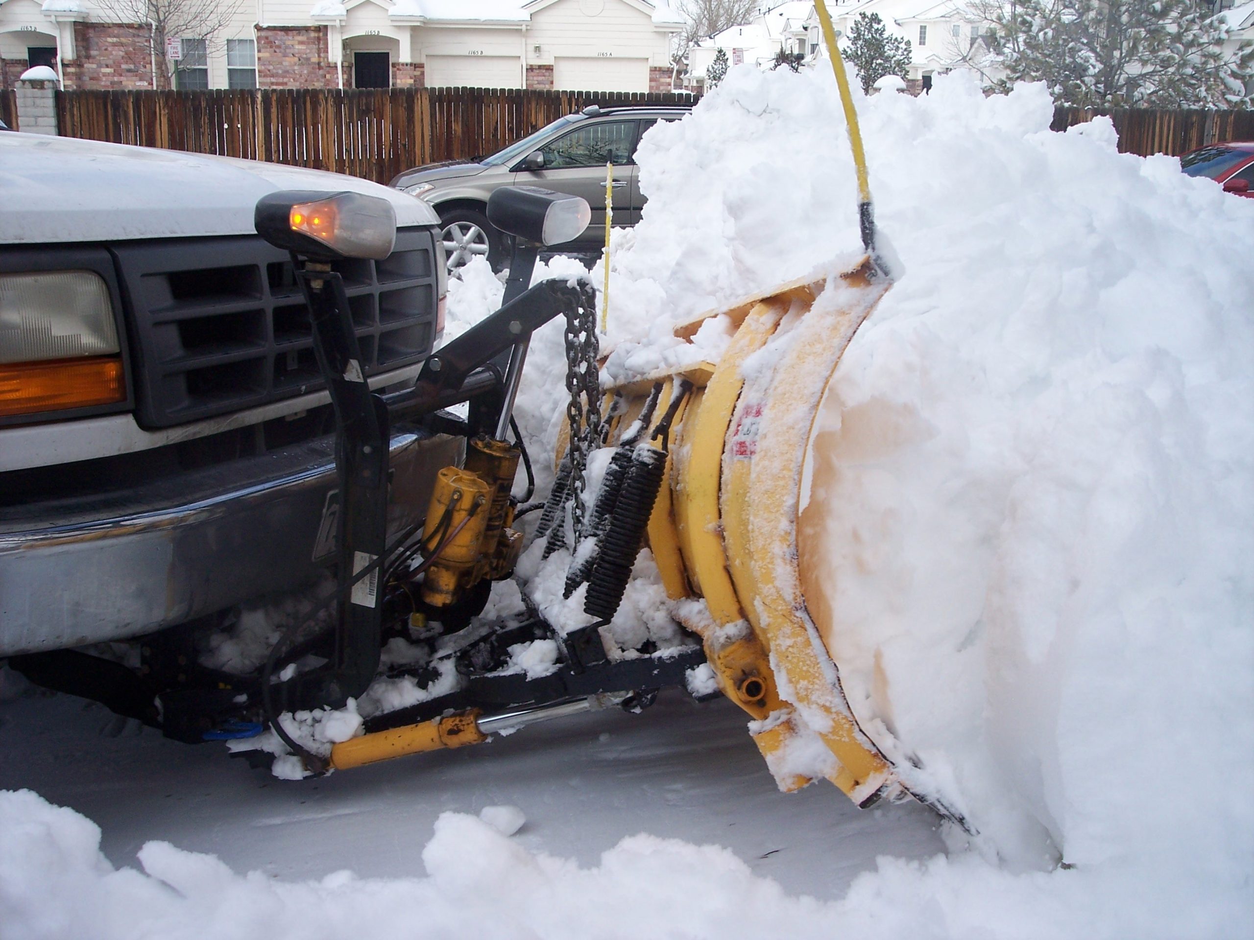Snow Removal Car.